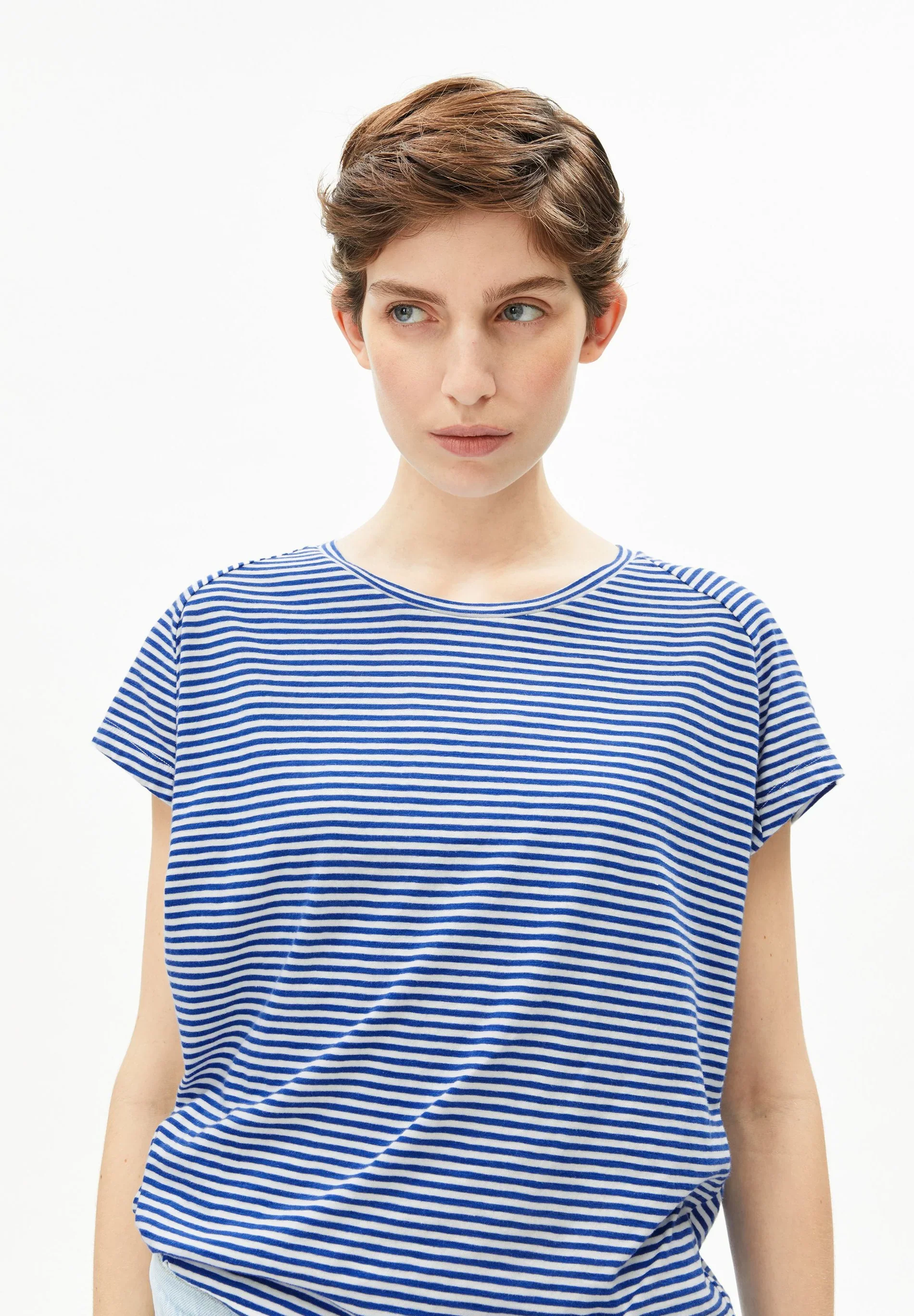 Slub Jersey Stripe T-Shirt - Image 3