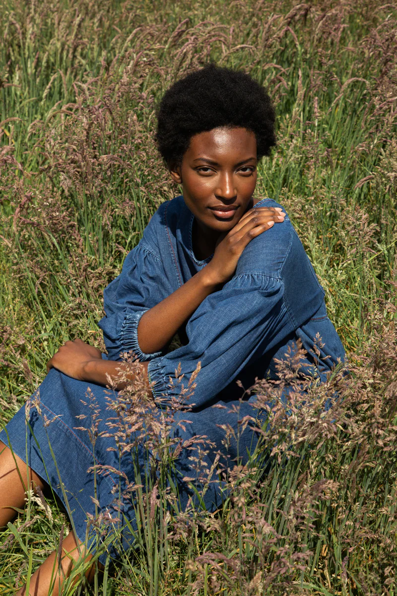 Harumi-Leigh Denim Dress - Image 3