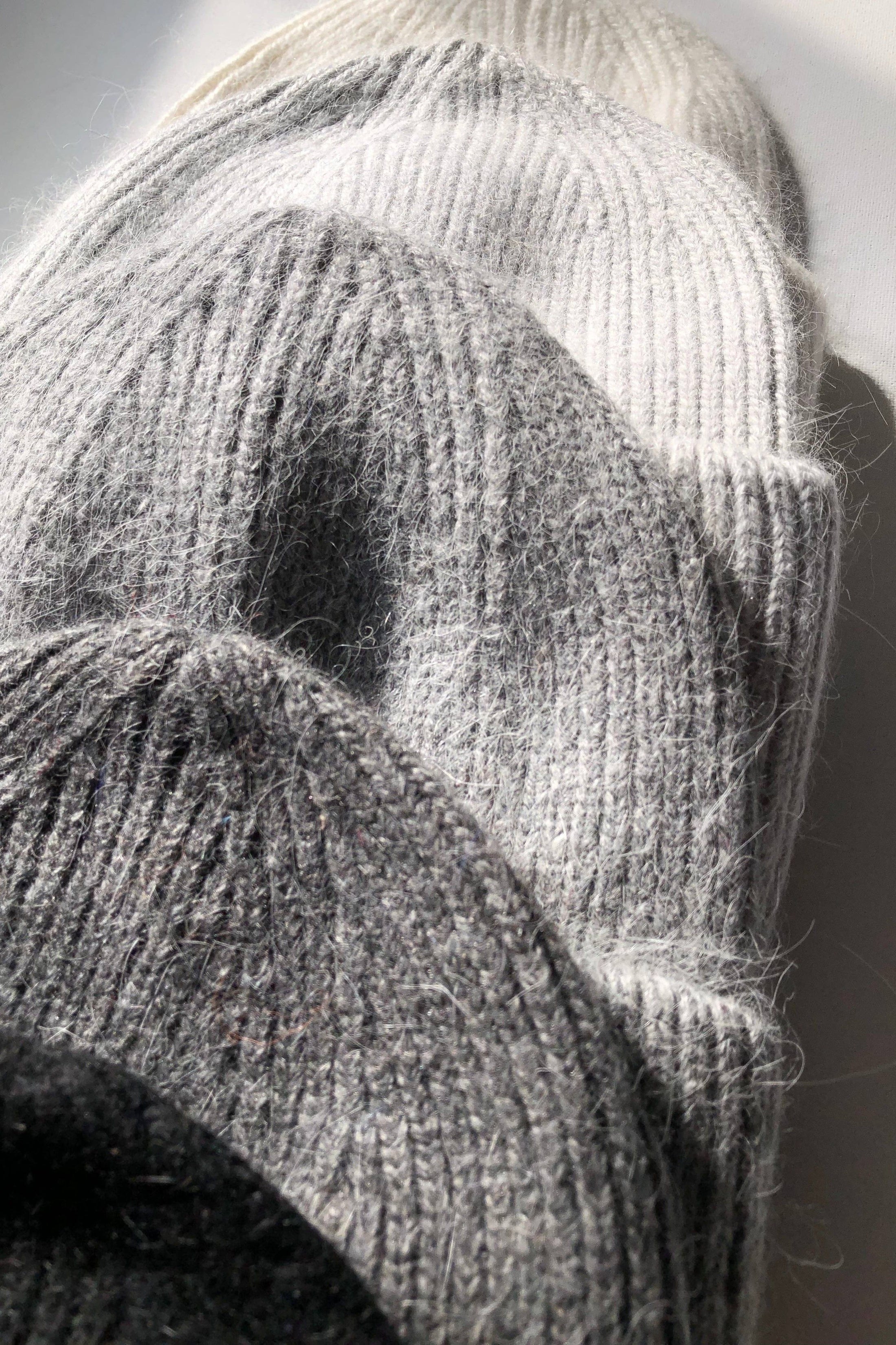 Royal Angora Beanie – White - Image 3