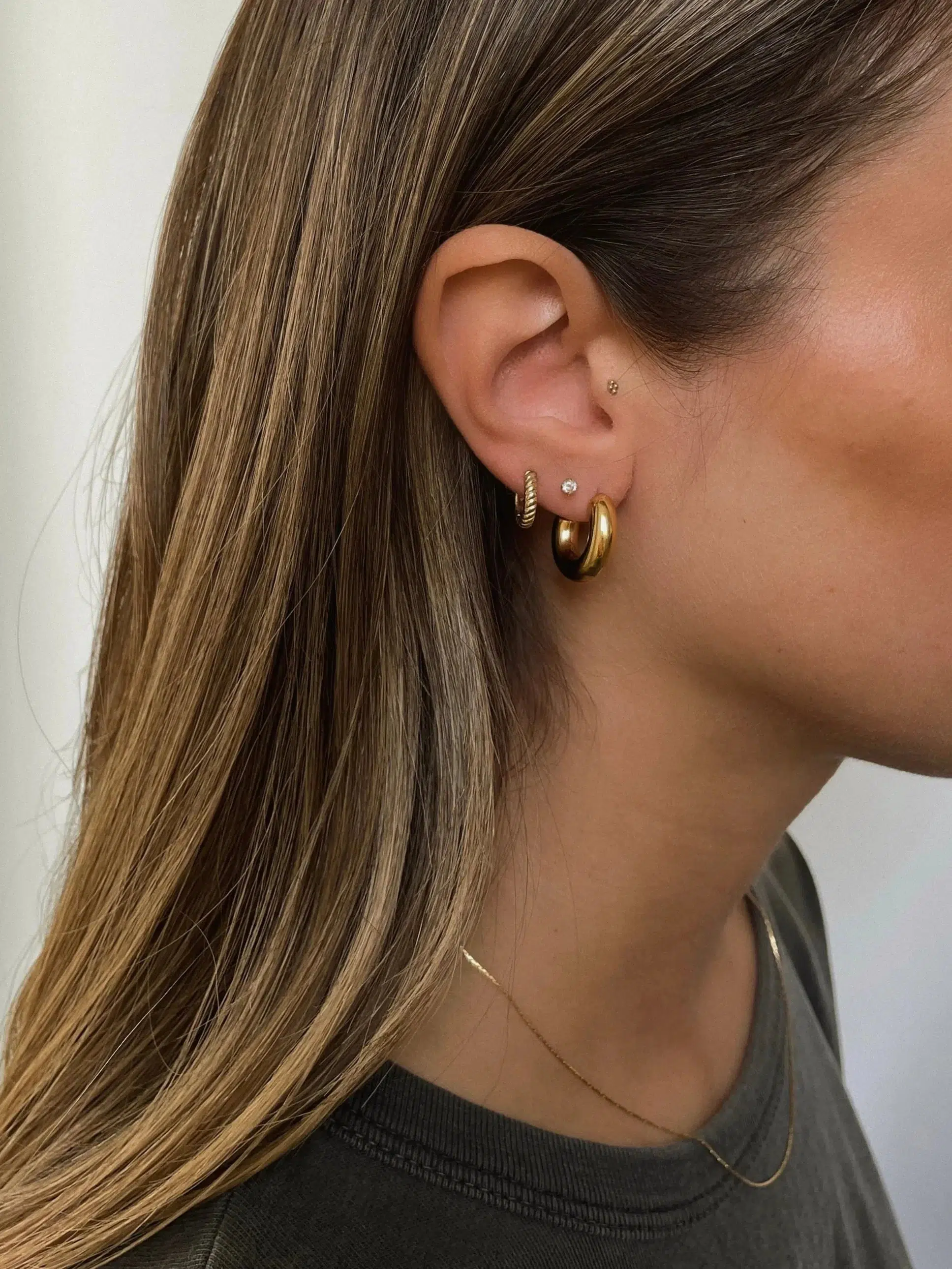 Cleo Hoops – Gold - Image 2