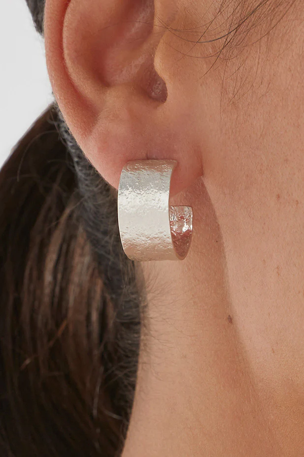 Gild Hoop Earring – Silver - Image 3