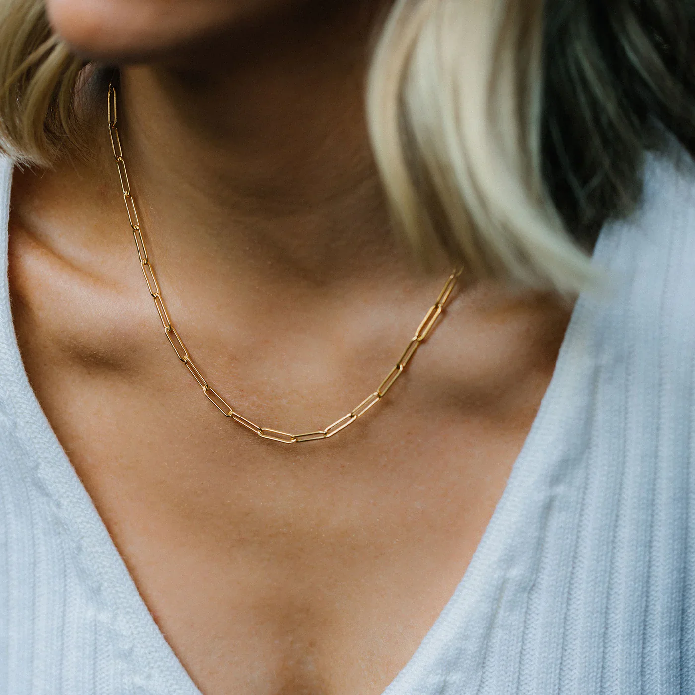 Hailey Chain – Gold 17" - Image 2