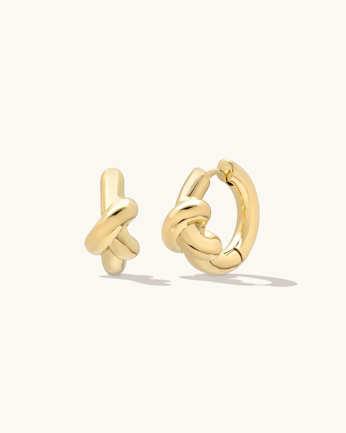 Knot Hoops – Gold