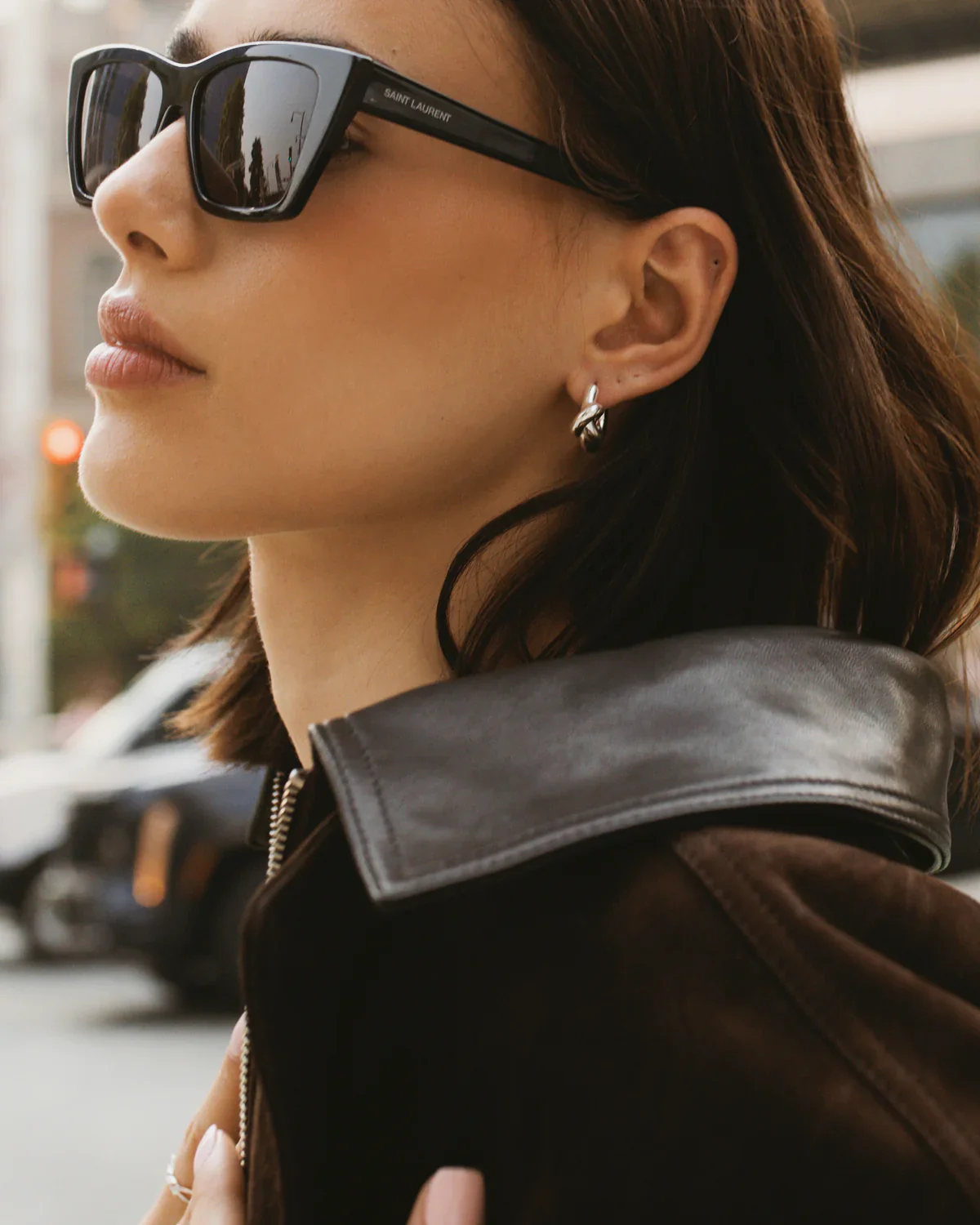 Knot Hoops – Silver - Image 3