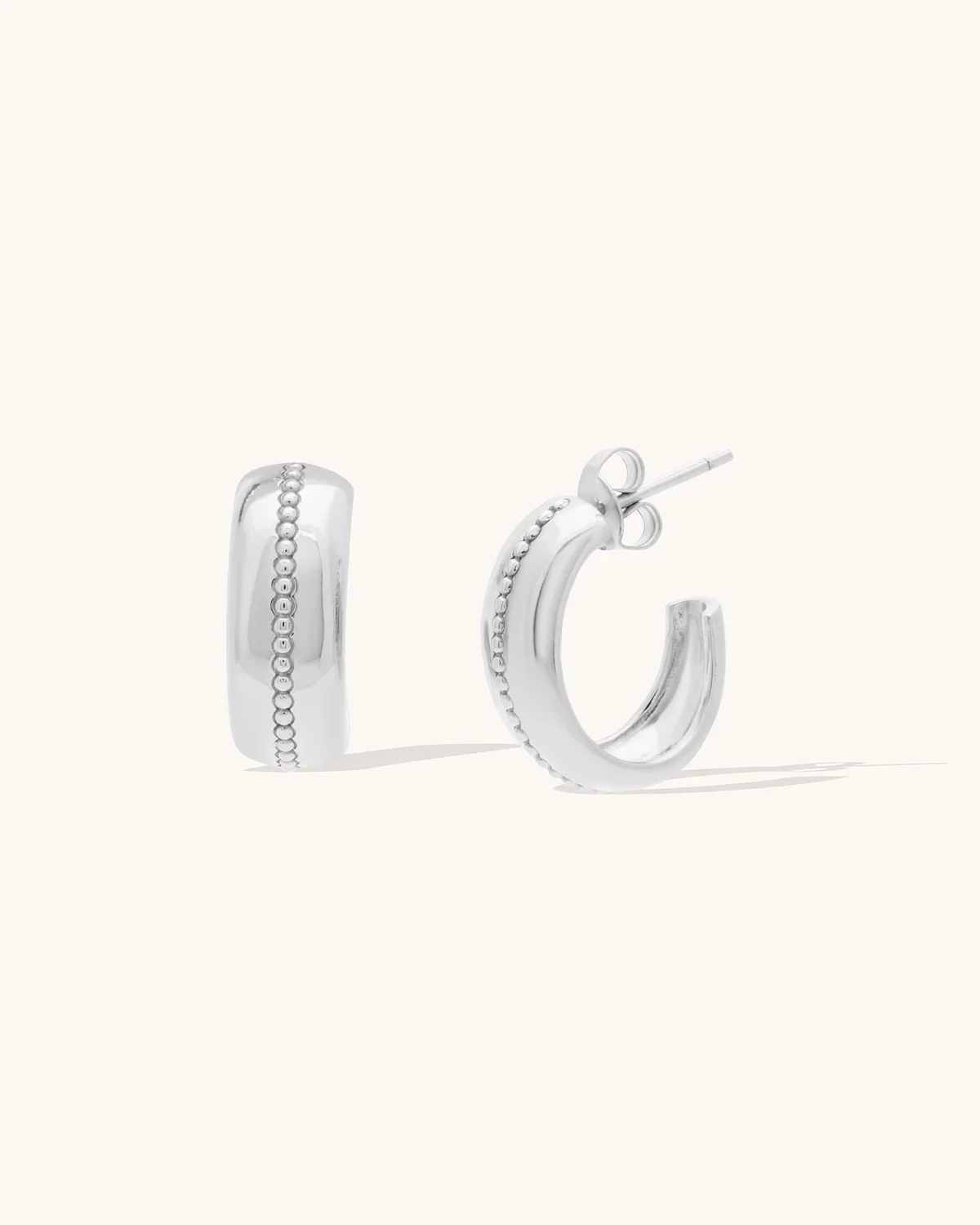 Roma Hoops – Silver