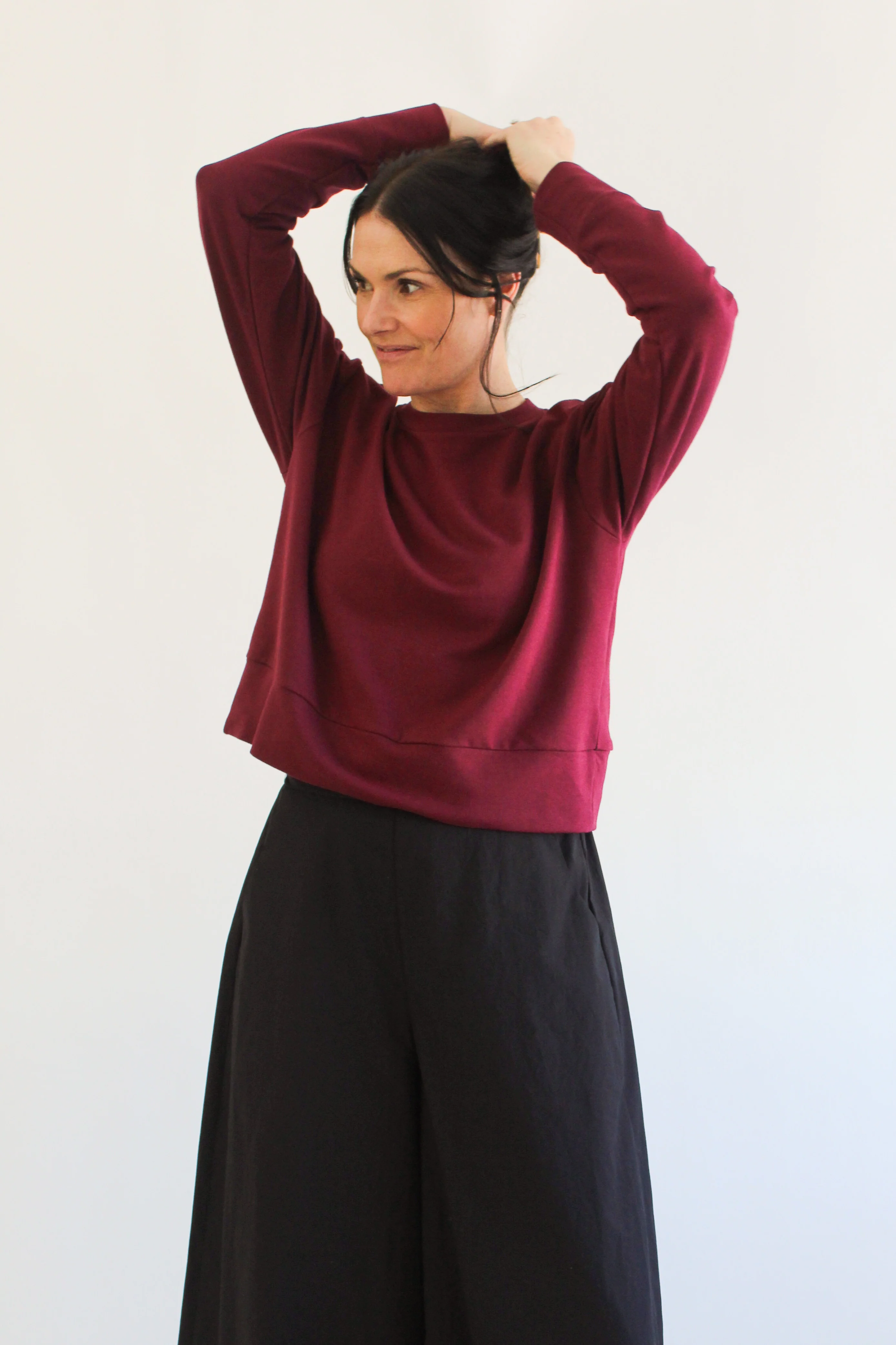 Boyfriend Crop Sweatshirt - Image 6