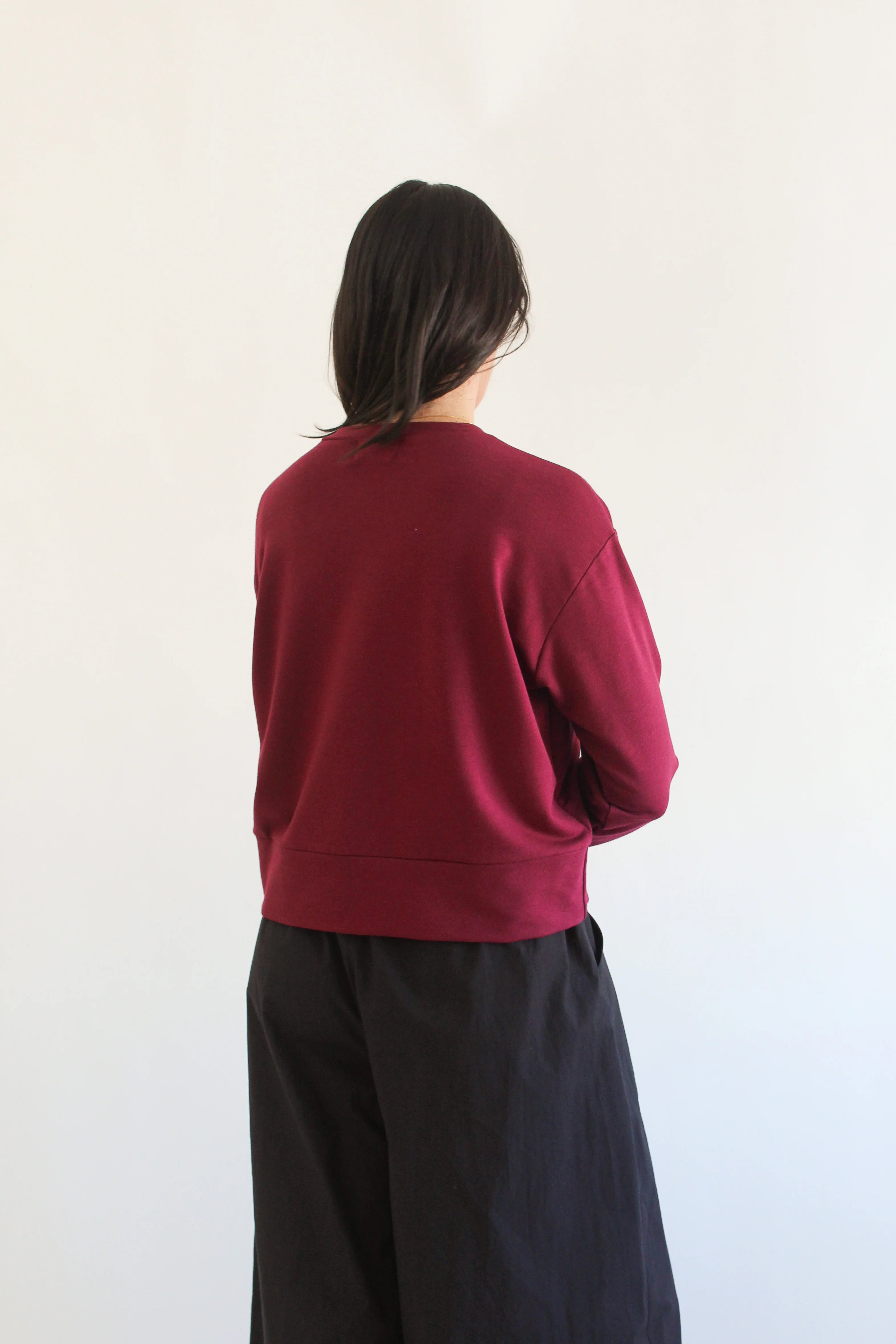 Boyfriend Crop Sweatshirt - Image 7